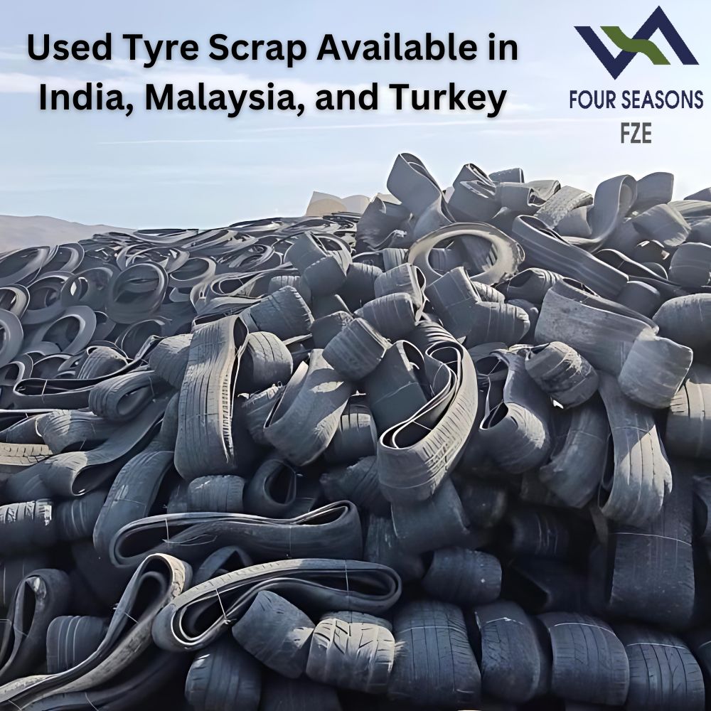 Used Tyres for Sale: A Sustainable Solution by Four Seasons FZE in India, Malaysia, and Turkey